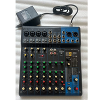 Console de mixage audio compacte professionnelle 10 canaux avec effets sonores multiples pour l'enregistrement sur scène en direct