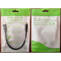 Câble USB C vers C PD100W E-Marker 5A, charge rapide, synchronisation de données haute vitesse, câble de chargeur de type C pour téléphone et tablette