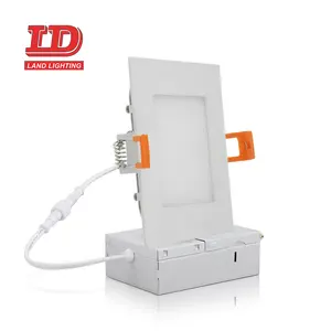 Etl lampu langit-langit Led ramping, lampu langit-langit Panel Led tersembunyi ramping, lampu tersembunyi tersembunyi fleksibel, 4 inci 6 inci 8 inci 110V 120V