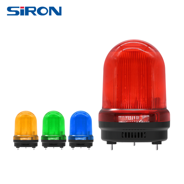 SiRON D181-1 Industrial Siren Warning Light IP43 LED Flashing Light 24V AC/DC 220V AC Max 105dB Alarm Sound Automation