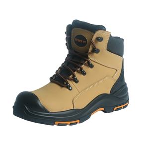 Chaussures de <span class=keywords><strong>sécurité</strong></span> anti-perforation Aimboo, embout en acier, cuir Crazy Horse, chaussures de <span class=keywords><strong>sécurité</strong></span> <span class=keywords><strong>S3</strong></span> SRC, protection des pieds, chaussures industrielles - Product Image 5