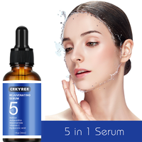 Sérum 5 en 1 Anti-âge Sérum rajeunissant avec niacinamide Astaxanthine Sérum Vitamines E Traitement éclaircissant