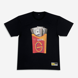 Personalizado al por mayor de algodón de primera calidad Boxy Oversize Heavyweight Screen Print gráfico camisetas para los hombres - Product Image 2