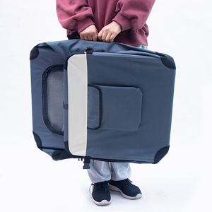 Jaula Plegable para Mascotas, Interior y Exterior, con Laterales Suaves, Portátil, Transpirable, Antiarañazos, para Perros y Gatos - Product Image 6