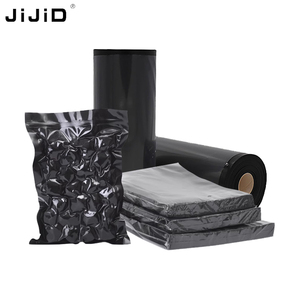 JIJID Textured Embossed Black Clear Vacuum Bags Food <strong>Saver</strong> Vacuum Sealer Rolls Custom Food Bag Food Vacuum Storage Bags - Product Image 5