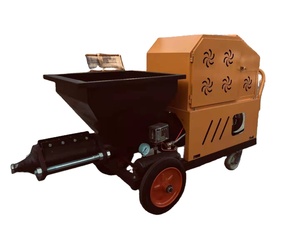 High Quality Wall Plaster <strong>Price</strong> in India Fully Automatic Cement Sand Spray Mesh <strong>Rendering</strong> Plastering Machine - Product Image 6