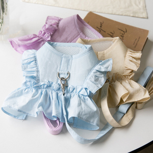 Groothandel Op Maat 2025 Schattige Hondenkleding Hondenvest Huisdier Harnas Kattenvest Harnas Voor De Zomer - Product Image 2