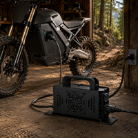 Chargeur de batterie au lithium ZCH-900C 72V, sortie 84V 10A pour moto électrique, VTT, vélo électrique, batterie de vélo tout-terrain