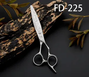 FD-225 Willow Leaf Scissors Hair Salon Cut Barber Scissors Set Wholesale