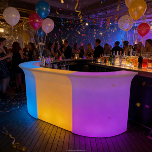 Vente directe d'usine, éclairage coloré, 16 couleurs RVB, comptoir d'événements multifonctionnel, comptoir de bar <span class=keywords><strong>LED</strong></span> portable - Product Image 3