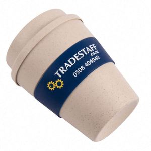 Vaso de Viaje Libre de BPA, Antiderrames, Portátil, de Paja de Trigo, para Café en el Auto - Product Image 5