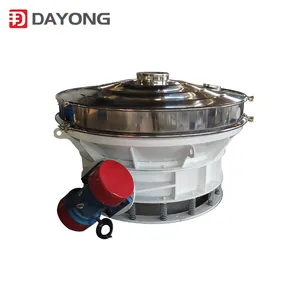 promotion chitosan glucose wood chips Straight Vibratory Sifter Double Motor Low Profile Flow-Thru Separator