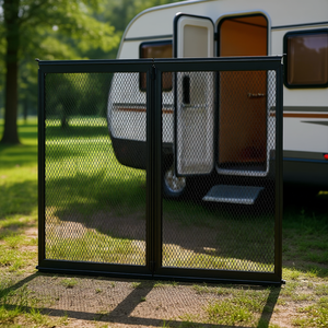 Rv Screen Door Protector 24.5 X 20 Inch Easy To Install <b>Pet</b> <b>Carrier</b> <b>Travel</b> <b>Product</b> With Disassemble Door Grille - Product Image 2