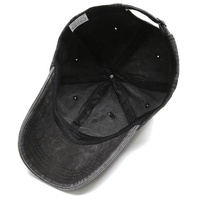 Chapeaux Gorras Vintage en Coton Lavé Distressed Casquette de Sport en Sergé Casquette de Papa Réglable