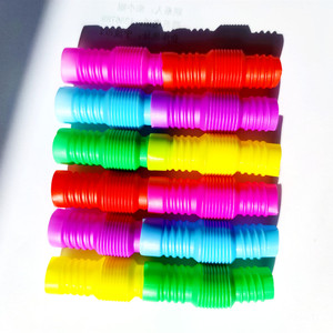 ของเล่นหลอดยืดหดได้ Fitness Tiger ขนาด 19 มม. แบบลูกฟูก สำหรับดึงขึ้น คลายเครียด ของเล่นเสริมพัฒนาการ พวงกุญแจสำหรับเด็กอายุ 5-7 ปี - Product Image 1
