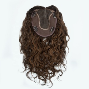 ท็อปเปอร์ผมหยิกธรรมชาติ 6x7 โมโนเลซ ติดกิ๊บ ฐานนุ่ม สำหรับผู้หญิง - Product Image 6