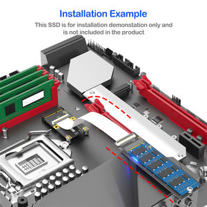 <span class=keywords><strong>M</strong></span>.<span class=keywords><strong>2</strong></span> محول mvssd Mini PCI-E FFC لكابل كمبيوتر محمول <span class=keywords><strong>M</strong></span>-Key/محول/pcmi/كمبيوتر مكتبي/سلك تمديد 8Gbps - Product Image 6