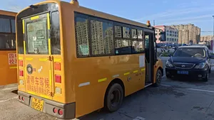 Autobús escolar de segunda mano, autobús Yutong usado, 19 asientos, RHD, LHD, en venta