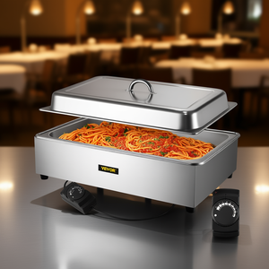 Calentador de Sopa Eléctrico Vevor de Acero Inoxidable de 9.5 Cuartos de Galón, 400W, Equipo de Buffet para Restaurante, Tamaño Completo - Product Image 2