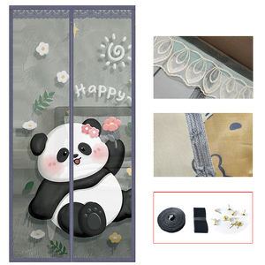 Rideau anti-moustique à boucle et crochet de porte en plastique épaissi magnétique de haute qualité en gros - Product Image 3