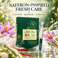 DR.HG Gentle Foaming Face Wash Saffron Pembersih Wajah Melembapkan Ampul Pembersih Sekali Pakai 1.5mlx5