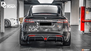 Kit Carrozzeria in Fibra di Carbonio CMST di Alta Qualità per <span class=keywords><strong>Tesla</strong></span> <span class=keywords><strong>Model</strong></span> <span class=keywords><strong>X</strong></span>, Include Spoiler Anteriore, Diffusore Posteriore, Minigonne Laterali, Kit Parafanghi e Paraurti - Product Image 6