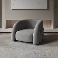 Canapé en tissu style crème - Meuble multifonctionnel pour petit appartement, salon, fauteuil individuel