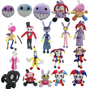 Factory Wholesale The Amazing Digital Circus Plush Clown Pomni And Jax Cartoon Anime Digital Circus Stuffed Toys For Boys Girls