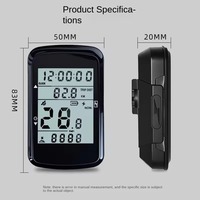 Ordinateur de vélo GPS sans fil, odomètre, étanche IP67, écran de 2,4 pouces, 2000 mAh, rechargeable par USB, capteur de vitesse, pour vélo de montagne et de route