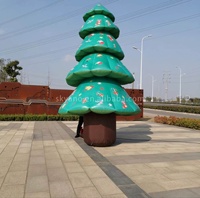 Modelo de árbol de Navidad inflable grande con Cajas de Regalo para Decoración