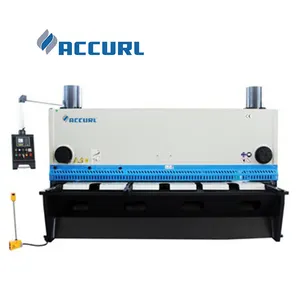 ACCURL hydraulic mechanical sheet metal motorized shearing machine MS8-8*4000