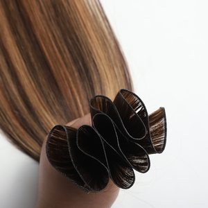 <span class=keywords><strong>Extension</strong></span> di <span class=keywords><strong>capelli</strong></span> umani di lusso brasiliano di lusso di fabbrica doppia disegnata invisibile legata a mano ondulata Balayage Design <span class=keywords><strong>capelli</strong></span> <span class=keywords><strong>veri</strong></span> di colore chiaro - Product Image 3