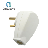 Adaptateur de voyage portable universel avec 3 broches solides en cuivre 16A 250V, prise d'extension standard israélienne