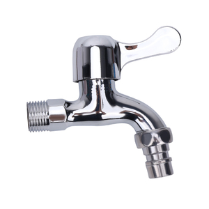 Heavy duty faucet Multi layer plating surface treatment Equipped with double spool fully open design rust prevention in stock - Product Image 1