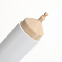 Seringue compte-gouttes à double paroi de 30ml avec fenêtre et pompe sans air