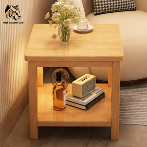 Mesa de Centro de Madera Sólida, Diseño Moderno, Ecológica, para Sala de Estar, Precio Competitivo, Disponible en Stock, Envío Inmediato, Personalizable, Suministro de Fábrica - Product Image 2
