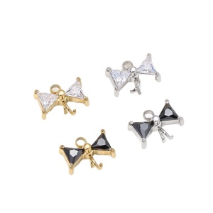 Colgante de Acero Inoxidable con Zirconia en Forma de Corazón, Resistente al Agua, de Alta Calidad, con Baño de Oro PVD, para Pulsera, Collar, Pendientes, Accesorio de Moda - Product Image 5