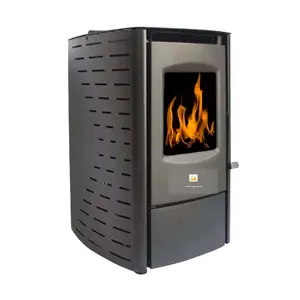 6 KW Cheap hydro wood pellet stove with pellet stove