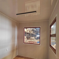 Casa Modular Portátil de Paneles Sándwich de Madera de 40 pies, Desmontable, de Fácil Montaje, para Alojamiento de Personal en Exteriores