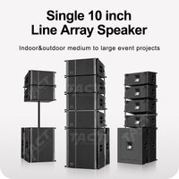 Système de sonorisation professionnel pour scène, enceinte de sonorisation Line Array simple de 10 pouces