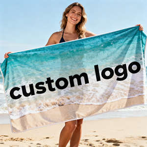 Wholesale Highly Quality Printed Men's Quick-Drying Sand Free Fashionable Summer <b>Beach</b> <b>Towel</b> - Product Image 4