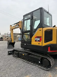 Excavadora hidráulica de cadenas SY55U directa de fábrica para construcción de carreteras, trabajos agrícolas y desarrollo de sitios - Product Image 6