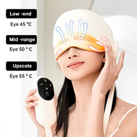 2-in-1-Kopf-Augenmassagegerät Elektrischer Wärme kompression luftdruck Vibrierendes Augen massage gerät Helmkopf-Kopfhaut massage gerät