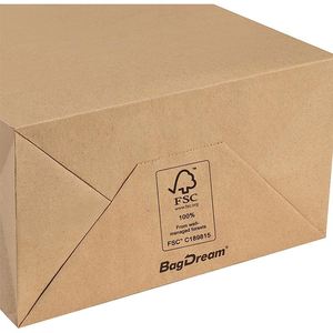 Bolsa de Papel Kraft Verde Azulado para Regalos y Compras con Impresión Personalizada 2024 - Product Image 6
