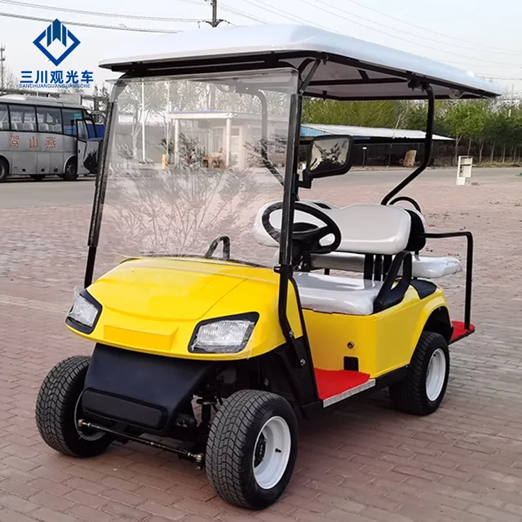 Китайская дешевая цена экскурсионный 4 колеса Электрический туристический автомобиль Гольф-кары для продажи