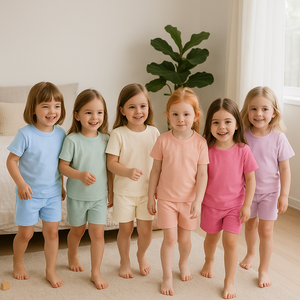 Conjuntos de Ropa de Ciclismo para Mamá e Hija, Shorts de Ciclismo para Mujer, Conjuntos de 2 Piezas, Ropa de Verano para Niñas - Product Image 1