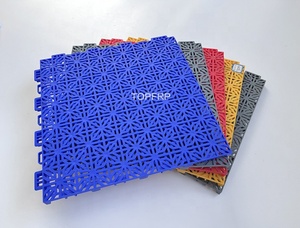 Durable Anti-Slip Outdoor Sport Court <b>Flooring</b> Modern PP <b>Plastic</b> Tiles for Basketball Pickleball Easy Click for Garages - Product Image 2