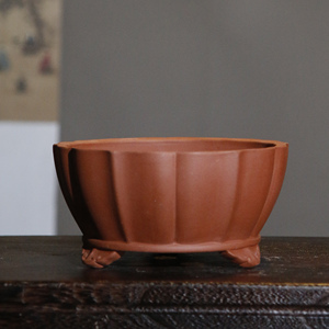 Handmade Chinese Yixing Purple <b>Clay</b> Bonsai <b>Pot</b> Classic Antique Style Desktop Planter - Product Image 3