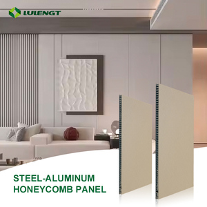 Panel de Techo Moderno de Alta Calidad con Estructura de Panal de Abeja de Acero y Aluminio, Placas Decorativas de Pared de Acero y Aluminio con Estructura de Panal de Abeja para Baño - Product Image 3