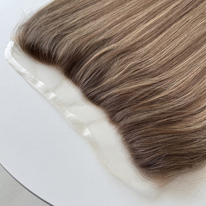 Cabello Humano Ruso 12x1. Topper de Cabello Humano con Frente de Encaje para Mujer, con Cordón Ajustable - Product Image 5